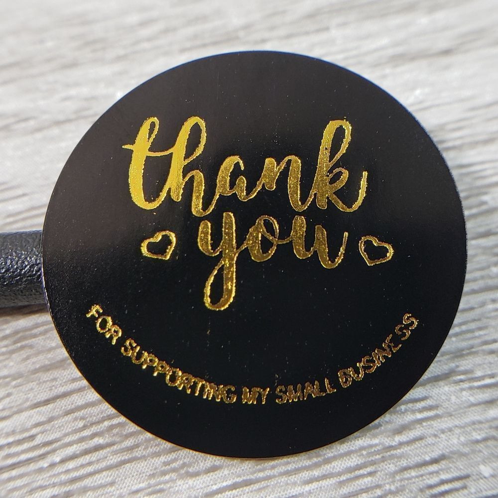 8/$20 100ct Thank You Stickers Round 1" Labels